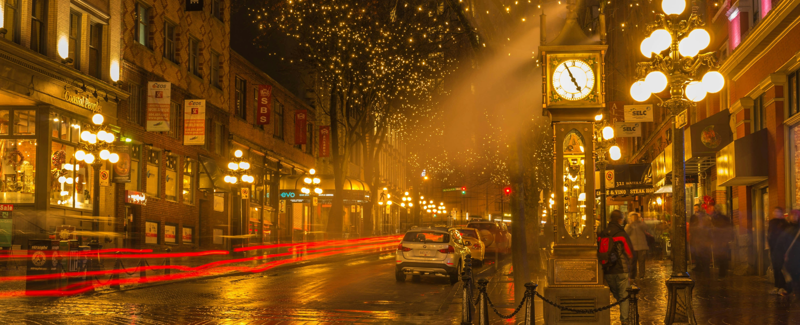 Vancouver shopping street