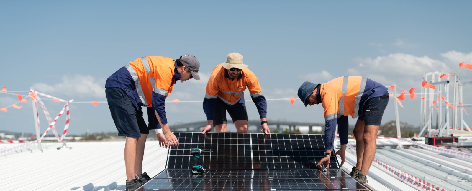 Sustainability at Brisbane Airport with solar panels Sustainability at Brisbane Airport with solar panels