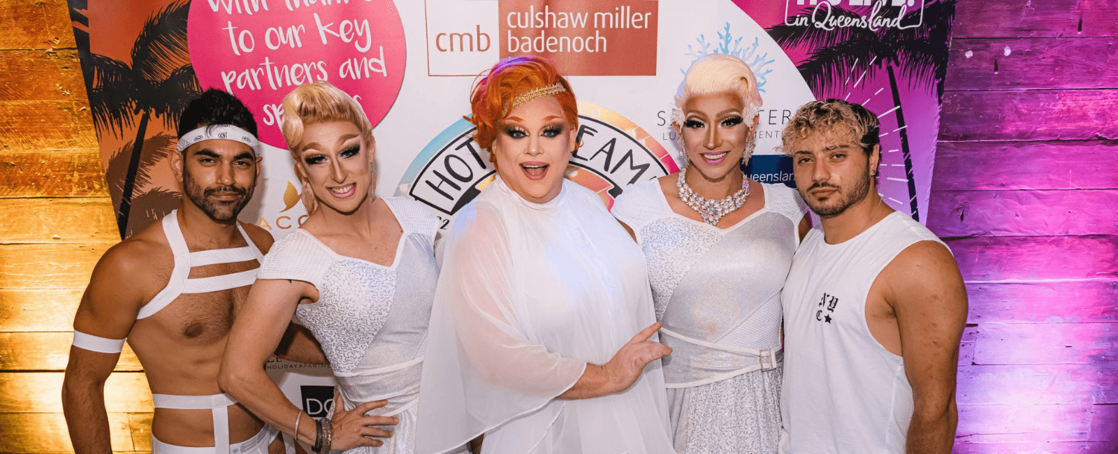 Group of People Smiling from Gay and Lesbian Tourism Australia