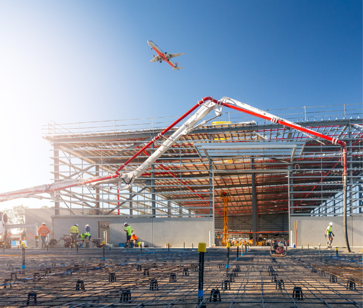 Construction site - Brisbane Airport Construction site - Brisbane Airport