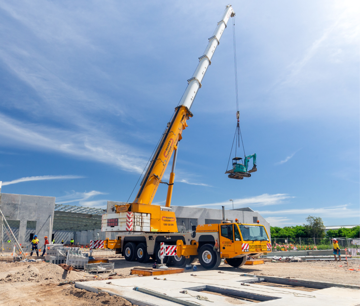 Construction site - Brisbane Airport Construction site - Brisbane Airport