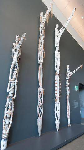 Bisj poles from Indonesia - QAGOMA Bisj poles from Indonesia - QAGOMA