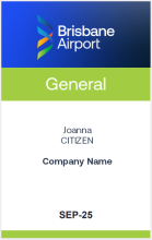 Access Card Sample