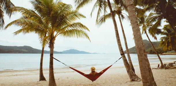 Relaxing on Hamilton Island